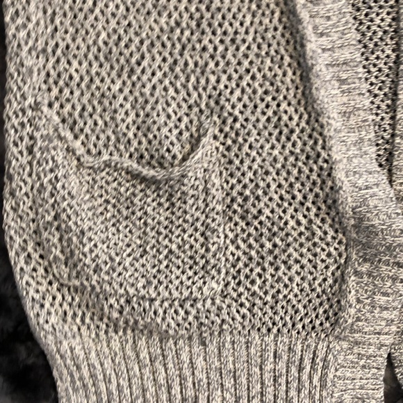Women’s gray knit cardigan - Picture 5 of 8